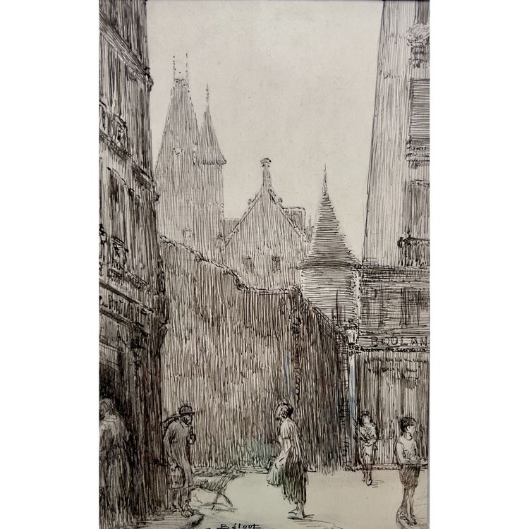 Paris. Le Marais / l'Hotel de Sens. circa 1930/40