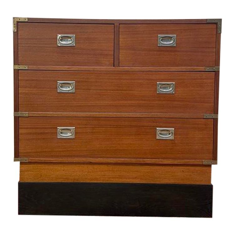 Commode en acajou de style marine 