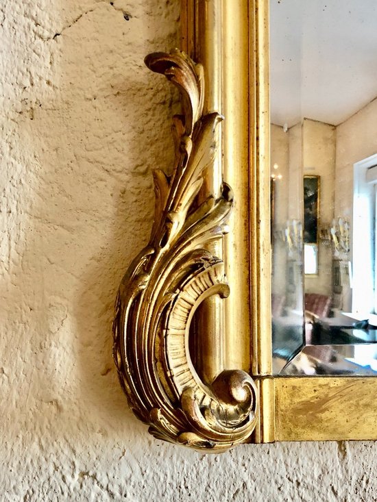 Miroir De Style Louis XV, XIXe Siècle