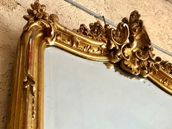 Miroir De Style Louis XV, XIXe Siècle