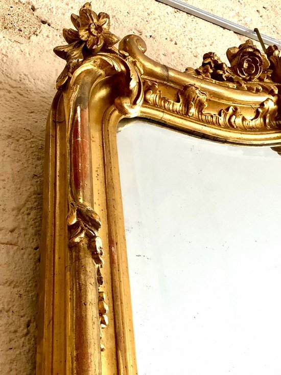 Miroir De Style Louis XV, XIXe Siècle