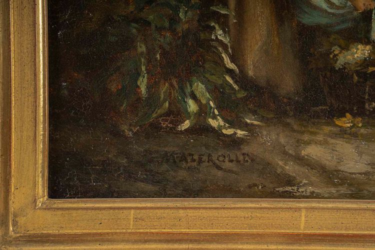 Alexis Joseph Mazerolle (1826-1889) Die Weinlese, Öl auf Leinwand, circa 1850-1860