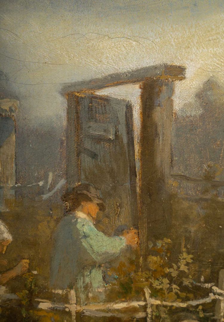 Alexis Joseph Mazerolle (1826-1889) Die Weinlese, Öl auf Leinwand, circa 1850-1860
