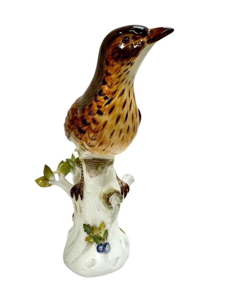 Meissen - Porcelain Figurine of a Song Thrush