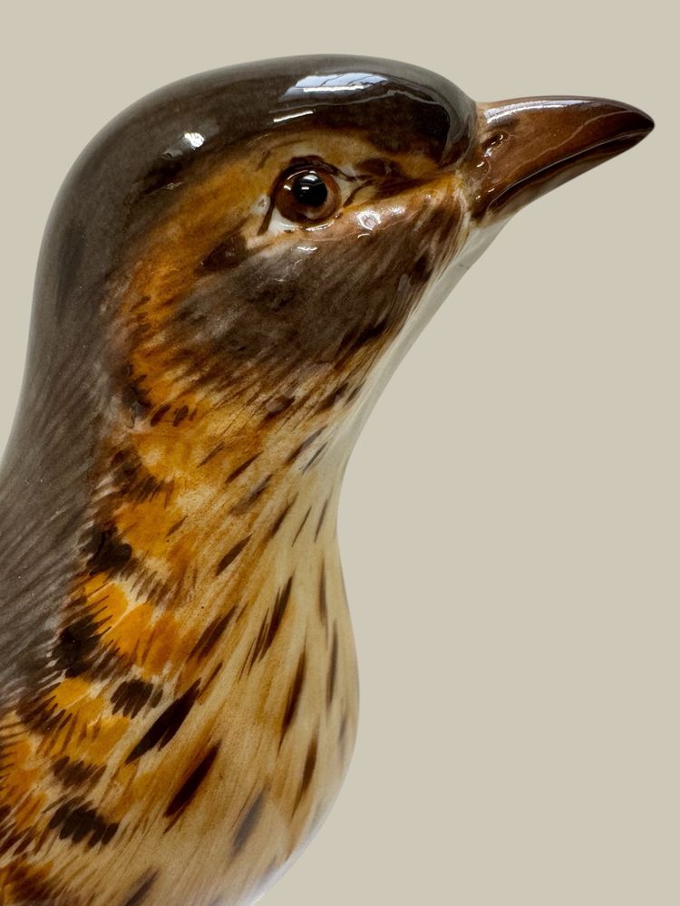 Meissen - Porcelain Figurine of a Song Thrush