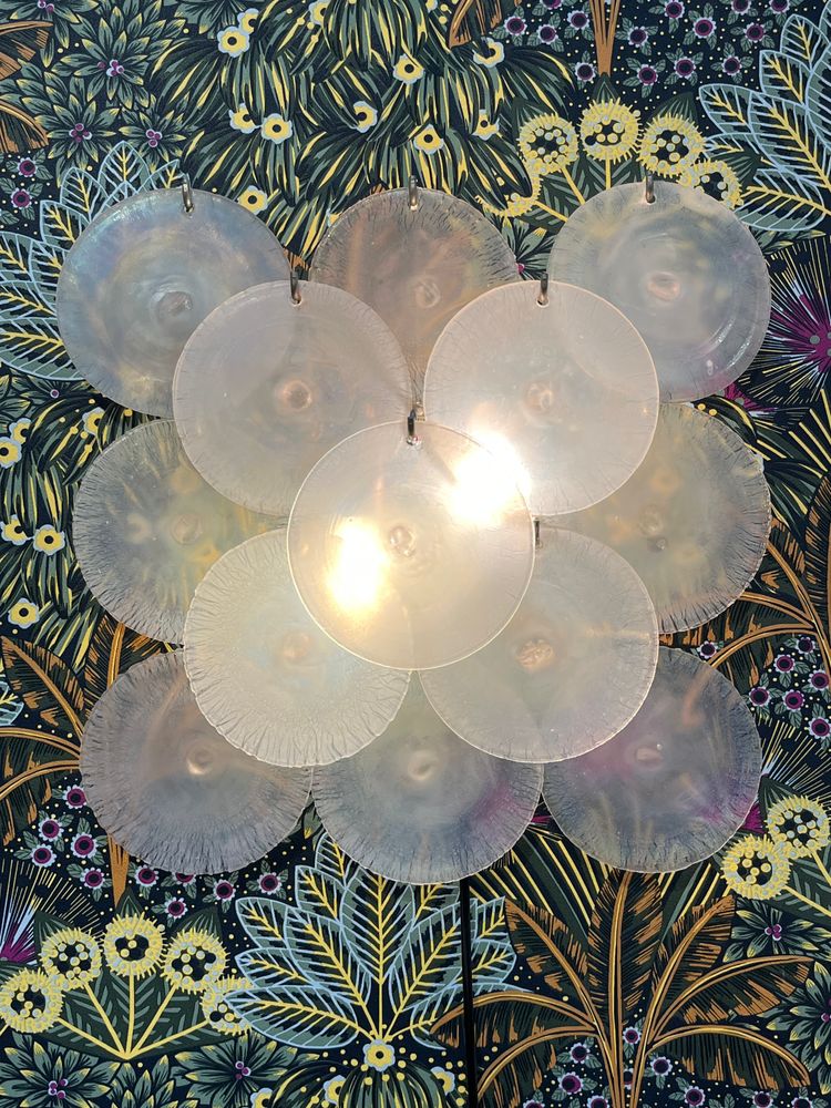 Gino VISTOSI - Paire d' Appliques (x2) en verre de Murano