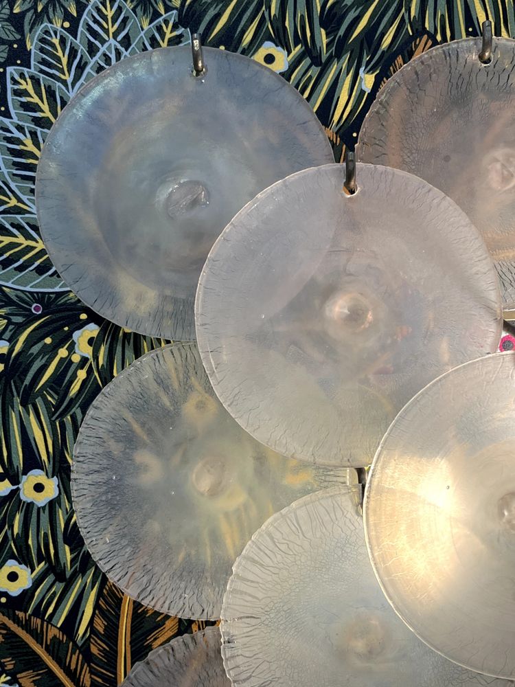 Gino VISTOSI - Paire d' Appliques (x2) en verre de Murano