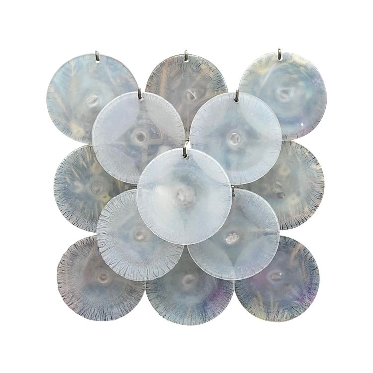 Gino VISTOSI - Paire d' Appliques (x2) en verre de Murano