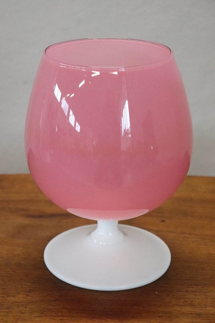 Italian Vase in Pink Murano Art Glass, 1960s