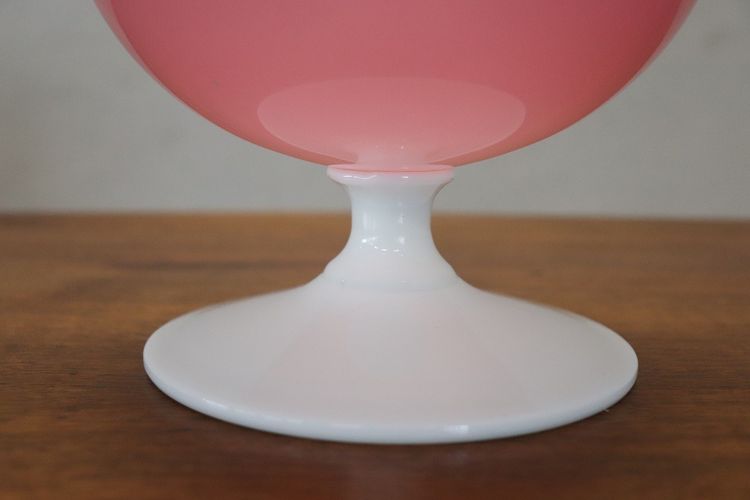 Italian Vase in Pink Murano Art Glass, 1960s