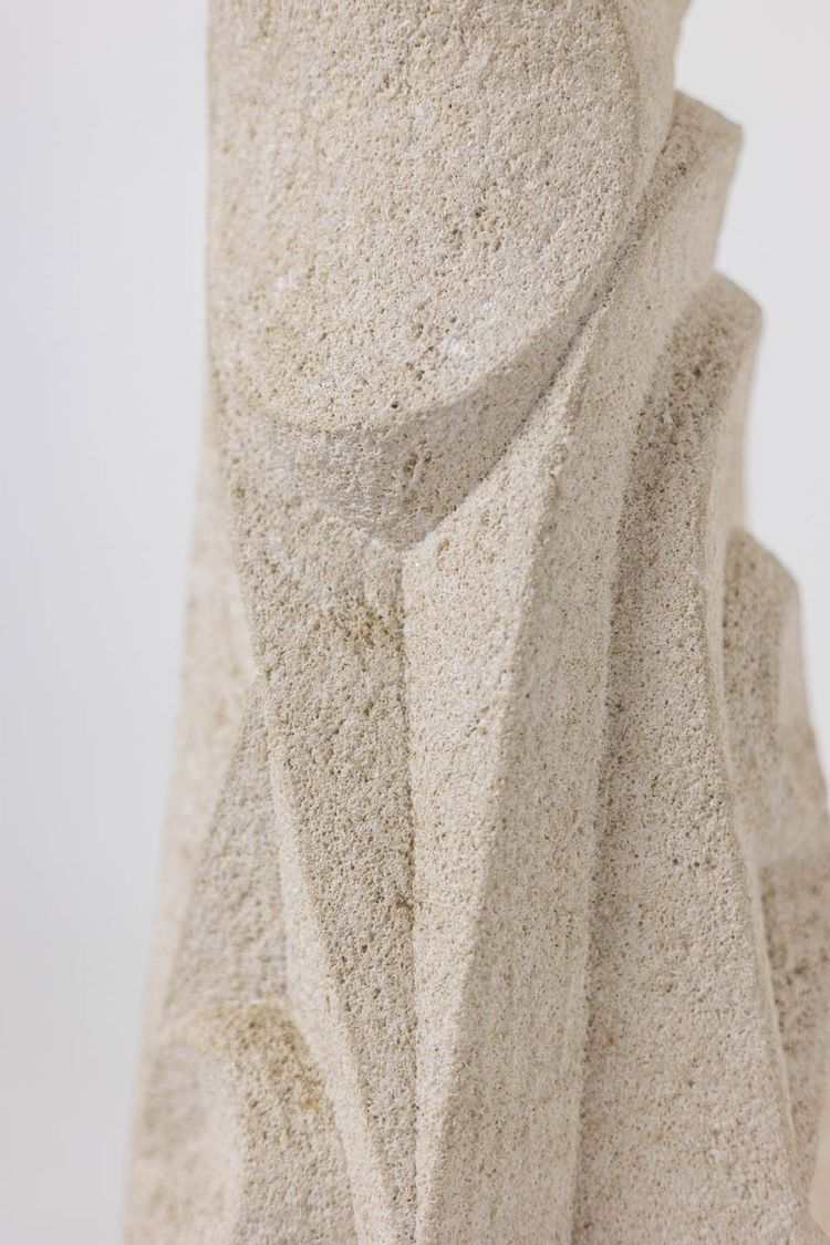 Carved stone lamp. 1970s. LS6371576P