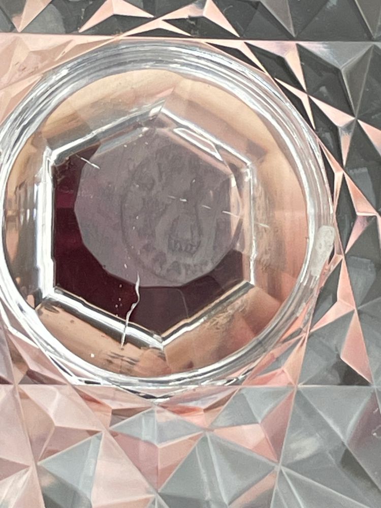 Baccarat - Modèle Cavour 6 Verres à Vin Du Rhin Roemer En Cristal H: 18,5 cm