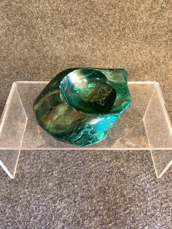 Vide Poche En Malachite. Russie, Fin XIXe Siècle