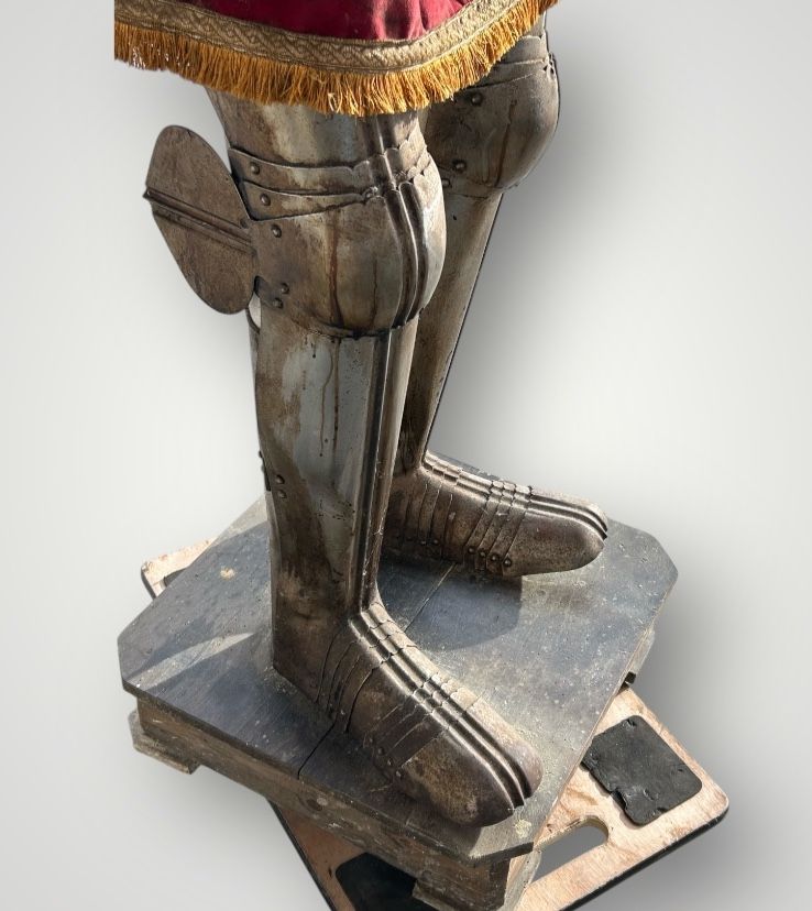 Medieval Knight's Armor in Wrought Iron, Late 19th Century - Castle Decoration
