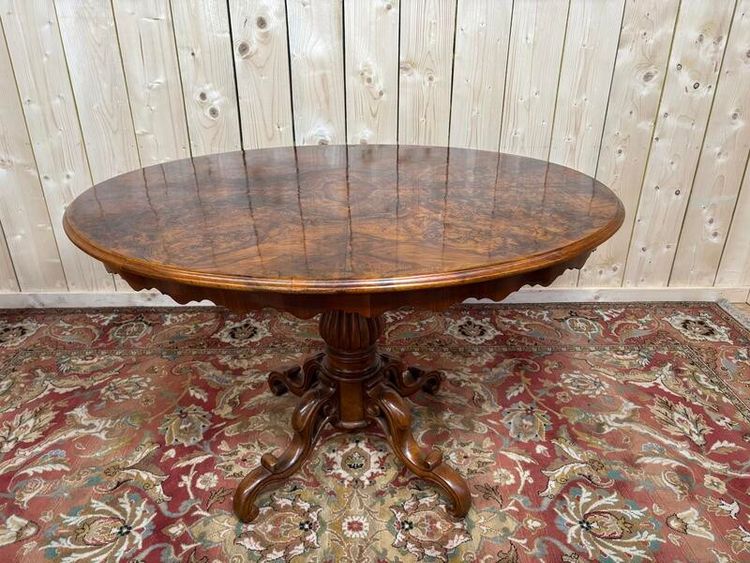 Walnut and ronce medium table