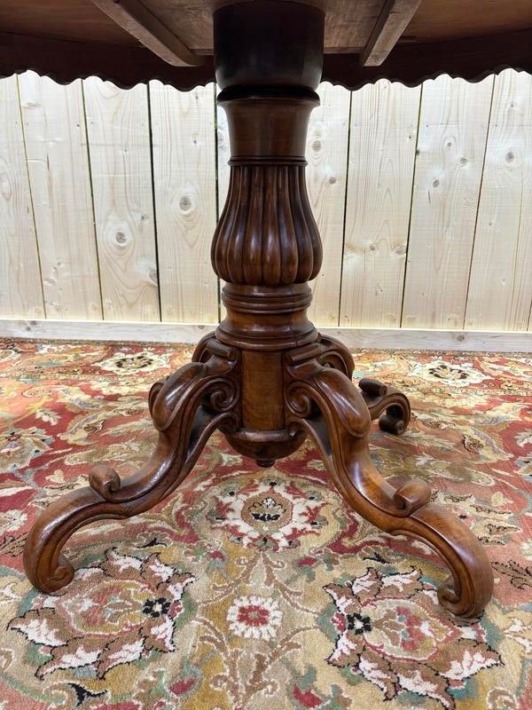 Walnut and ronce medium table