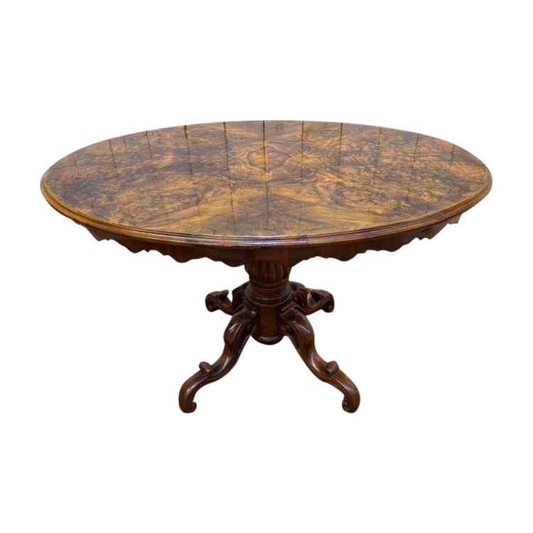 Walnut and ronce medium table