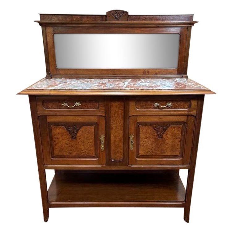 Buffet et desserte art nouveau attribué à Georges Novak