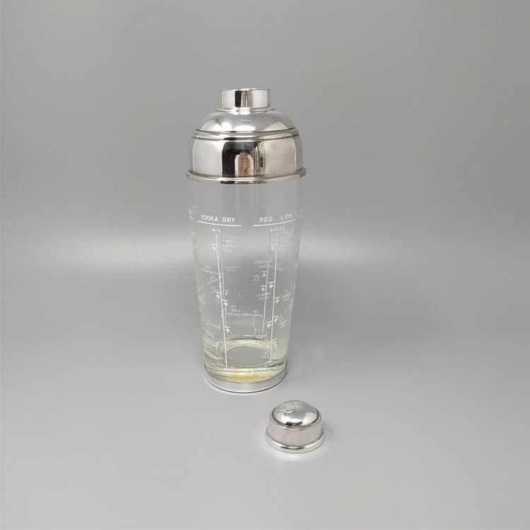 1950s Gorgeous Cocktail Shaker by OLRI. Made in Italy