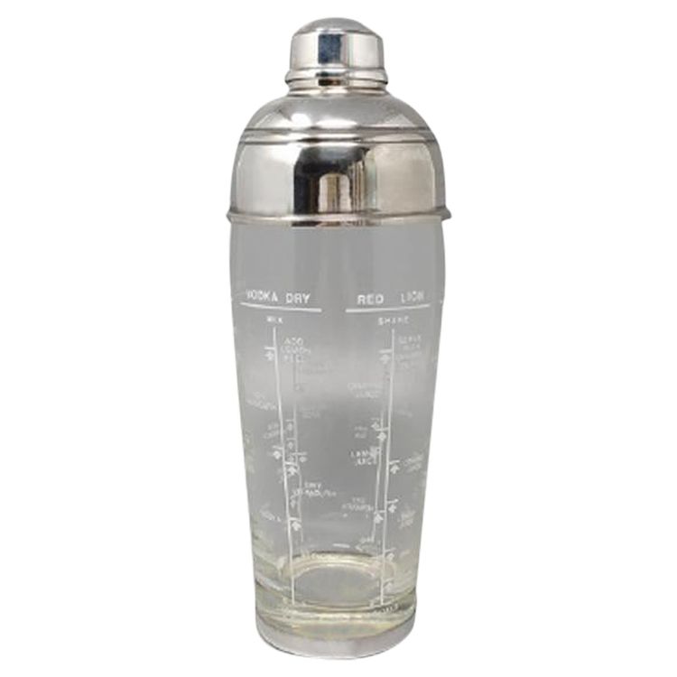 1950s Gorgeous Cocktail Shaker by OLRI. Made in Italy