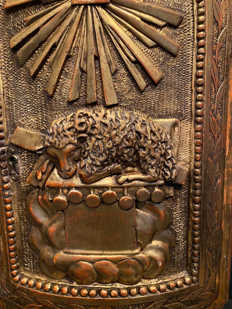 Façade De Tabernacle En Bois Doré