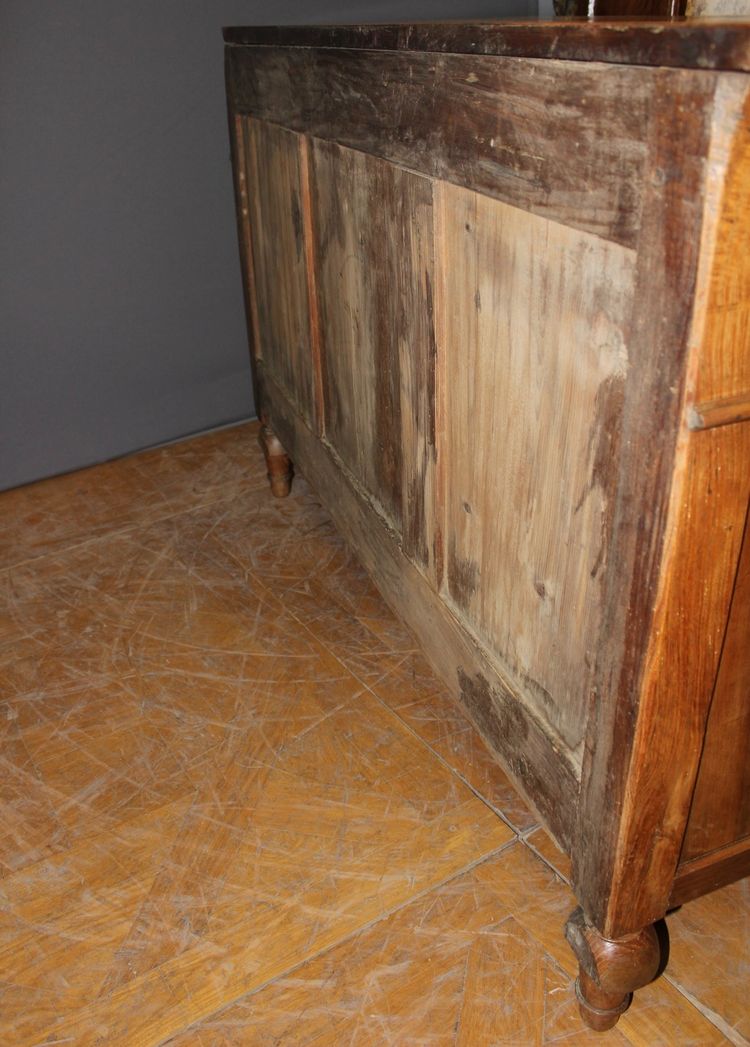 Cassettiera Directory in noce, fine XVIII secolo