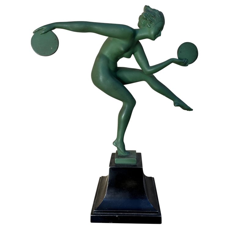 DERENNE Art Deco Cymbal Dancer
