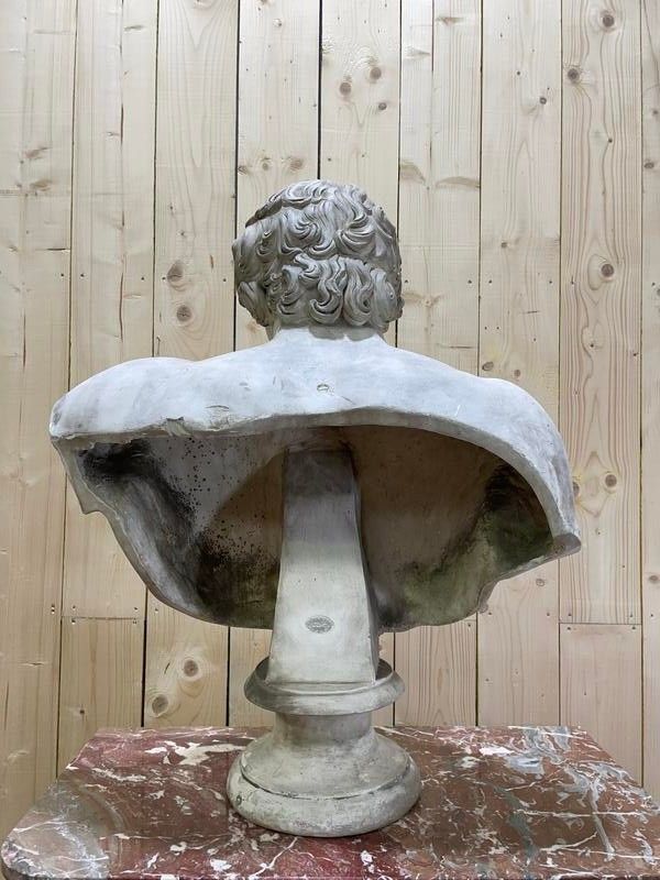 Bust of Antinous dit antinoüs dicouen in plaster model of the Louvre