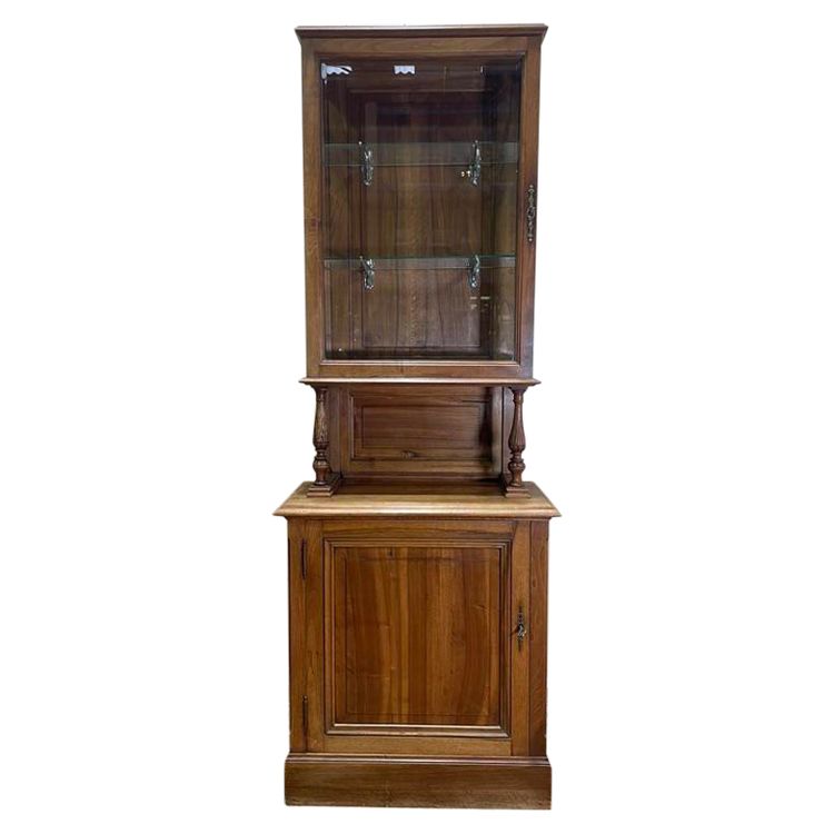Buffet / Vitrine in walnut Napoleon III
