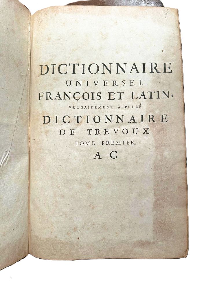 FRENCH AND LATIN Dictionary