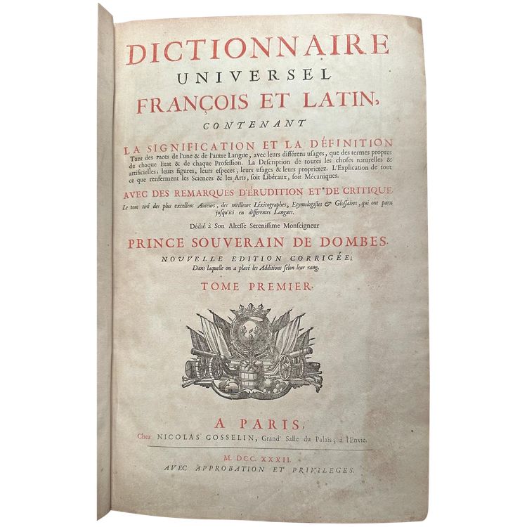 FRENCH AND LATIN Dictionary