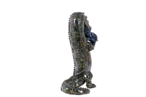 Valérie Courtet. Crocodile carrying hippopotamuses. Contemporary. LS64161809P