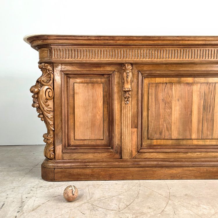 Bar en noyer d'époque Napoléon III 