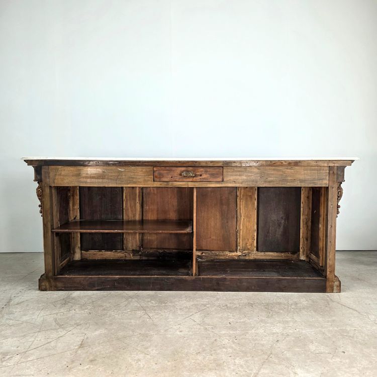 Bar en noyer d'époque Napoléon III 