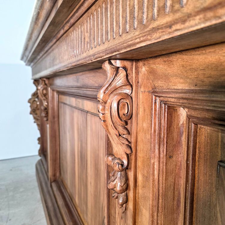 Bar en noyer d'époque Napoléon III 
