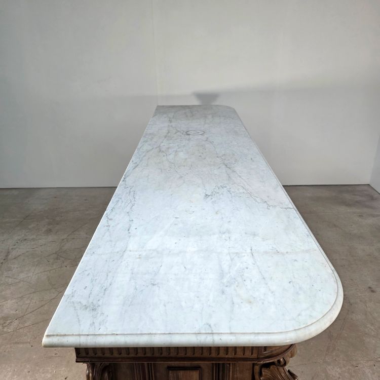 Bar en noyer d'époque Napoléon III 