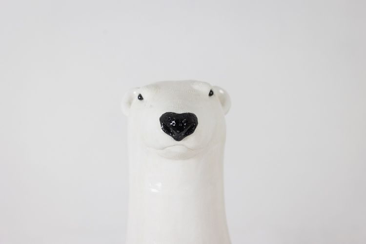 Valérie Courtet. Standing polar bear. Contemporary work LS64171309P