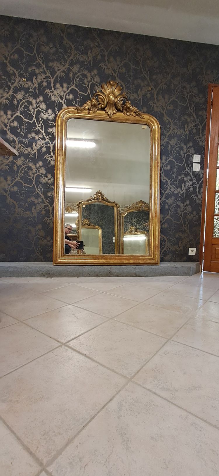 Miroir époque louis Philippe 182 x 109