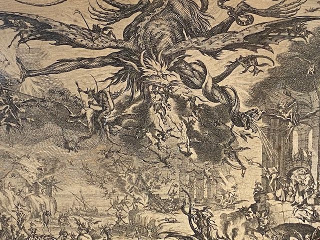 Jacques Callot (1592-1635) - "The Temptation of Saint Anthony" - Etching