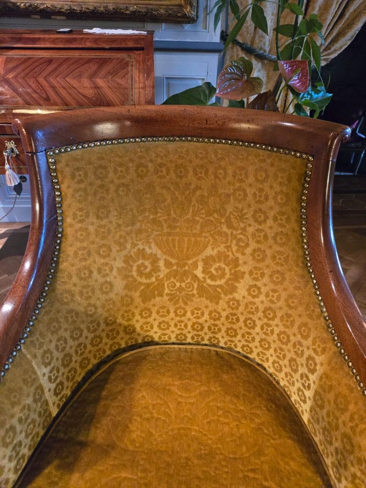 Pair of Gondola Seats, Attributed to A. Gaillard, Empire Period (1804-1815)