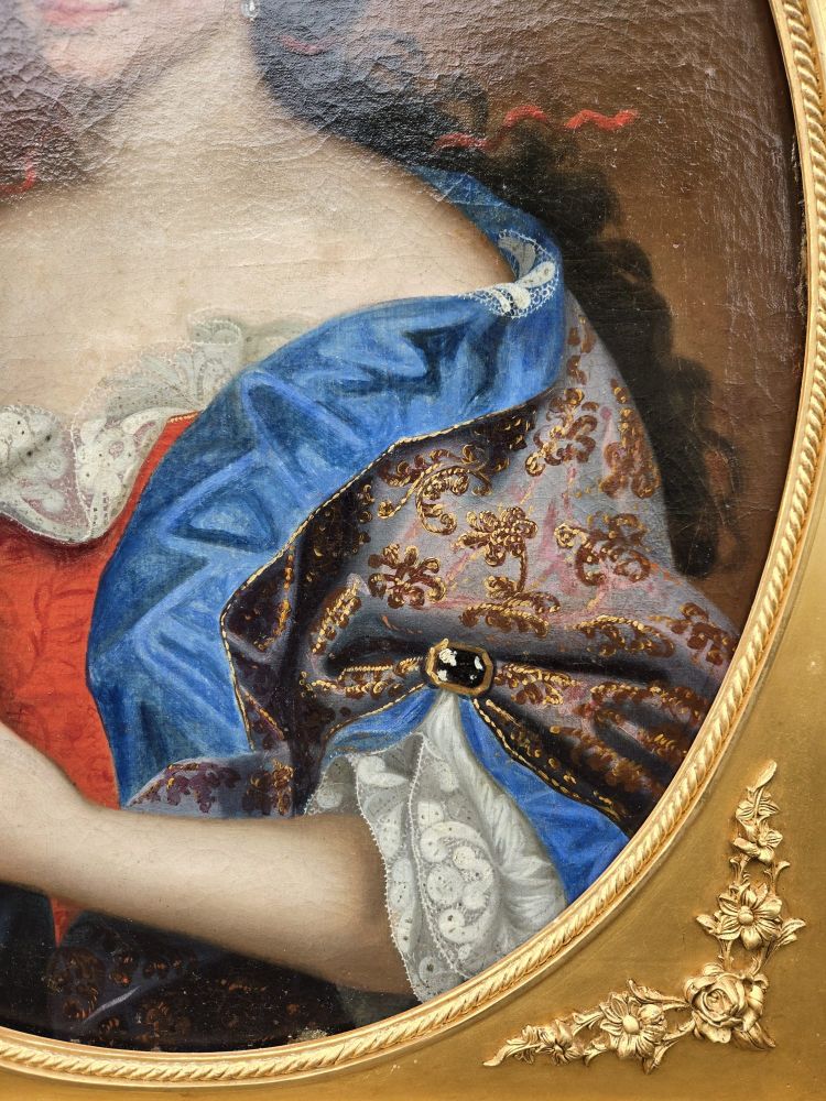 Portrait of a Nobleman Known as La Fontange, Oil on Canvas, 17th Century