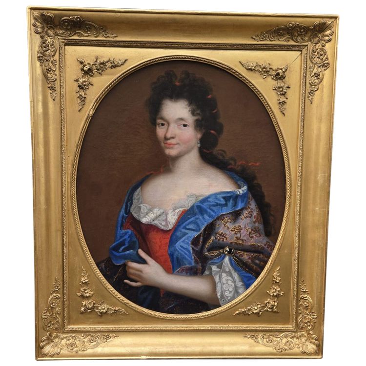 Portrait of a Nobleman Known as La Fontange, Oil on Canvas, 17th Century