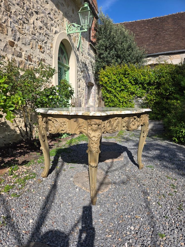 Louis XV Rocaille Style Center Table, Second Half of the 19th Century