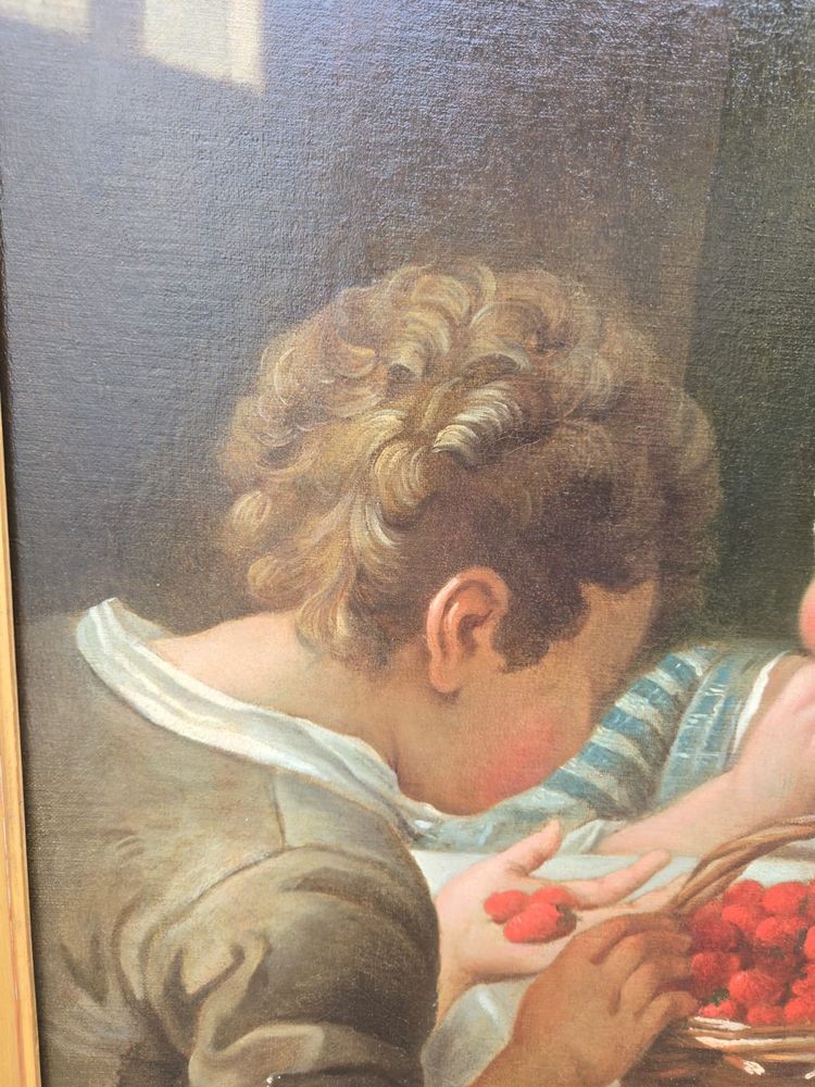 Enfants Goûtant Des Fraises – Attribué à Gaspard Gresly (1712–1756)