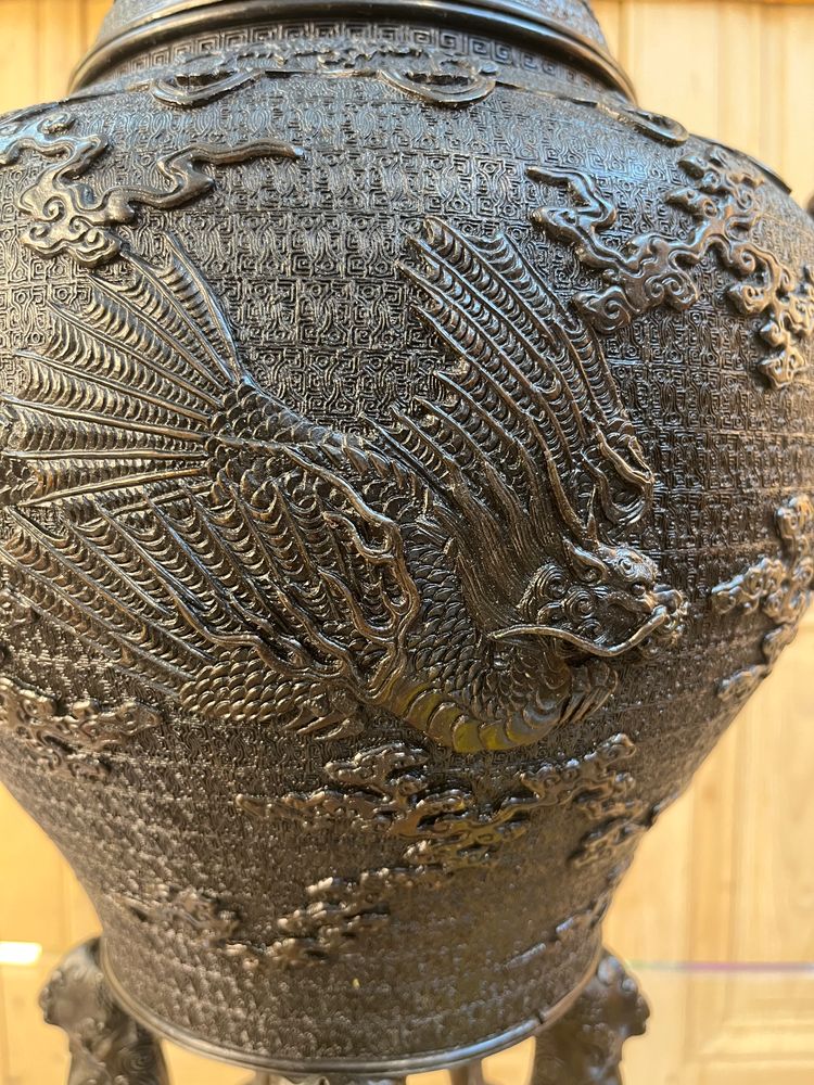 Brûle Parfum en Bronze Japon