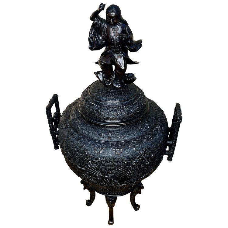 Brûle Parfum en Bronze Japon