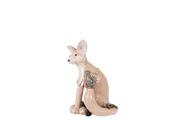 Valerie Courtet. Fennec in gres smaltato. Opera contemporanea.LS6422959P