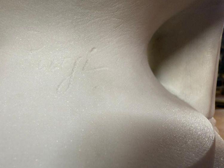BUSTO IN MARMO MADAME RECAMIER FIRMATO PUGI