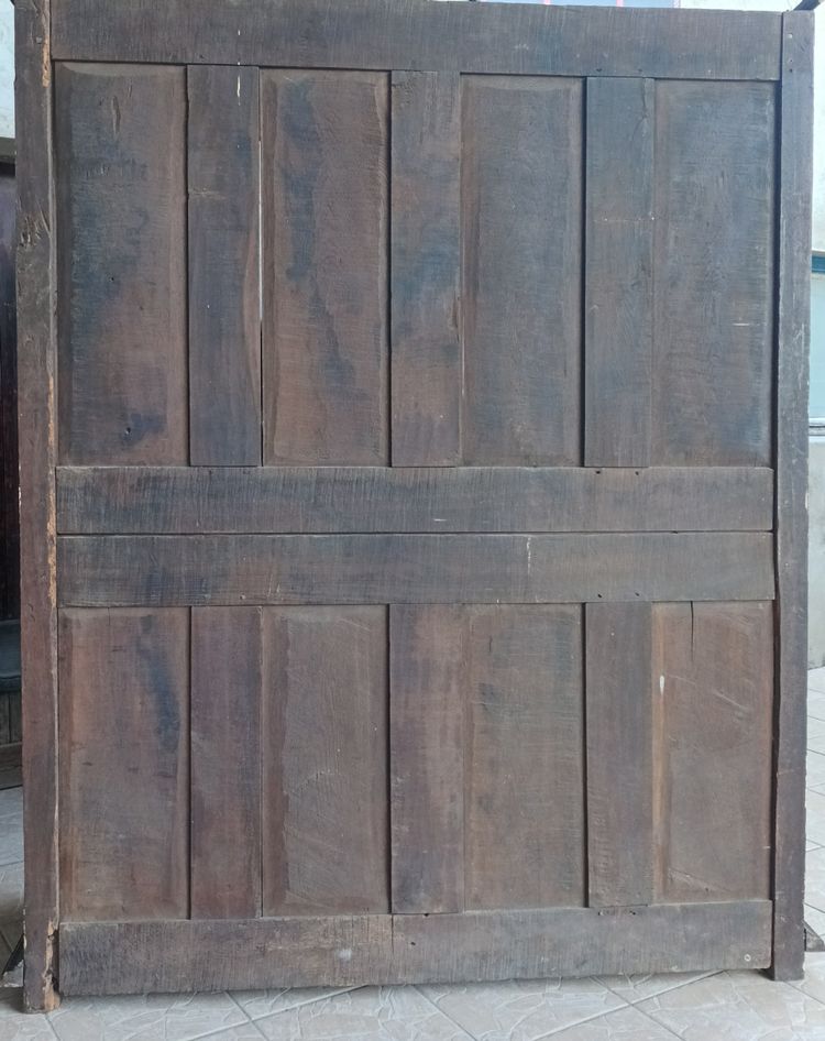 Louis XIV wardrobe in solid oak, 18th century