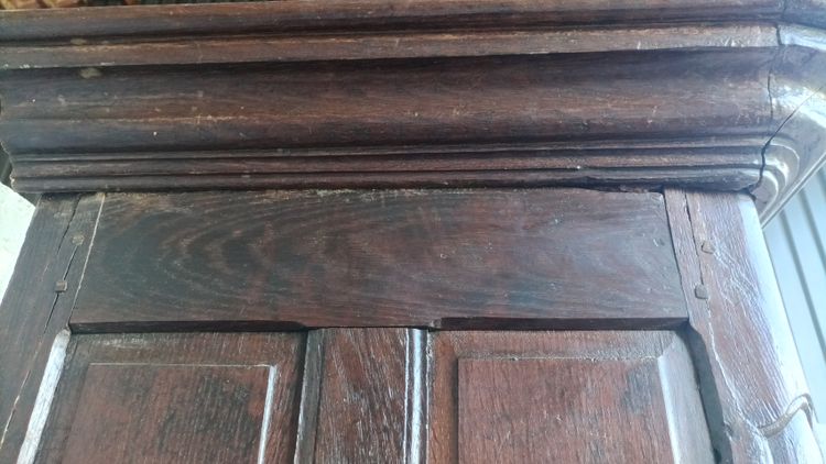 Louis XIV wardrobe in solid oak, 18th century